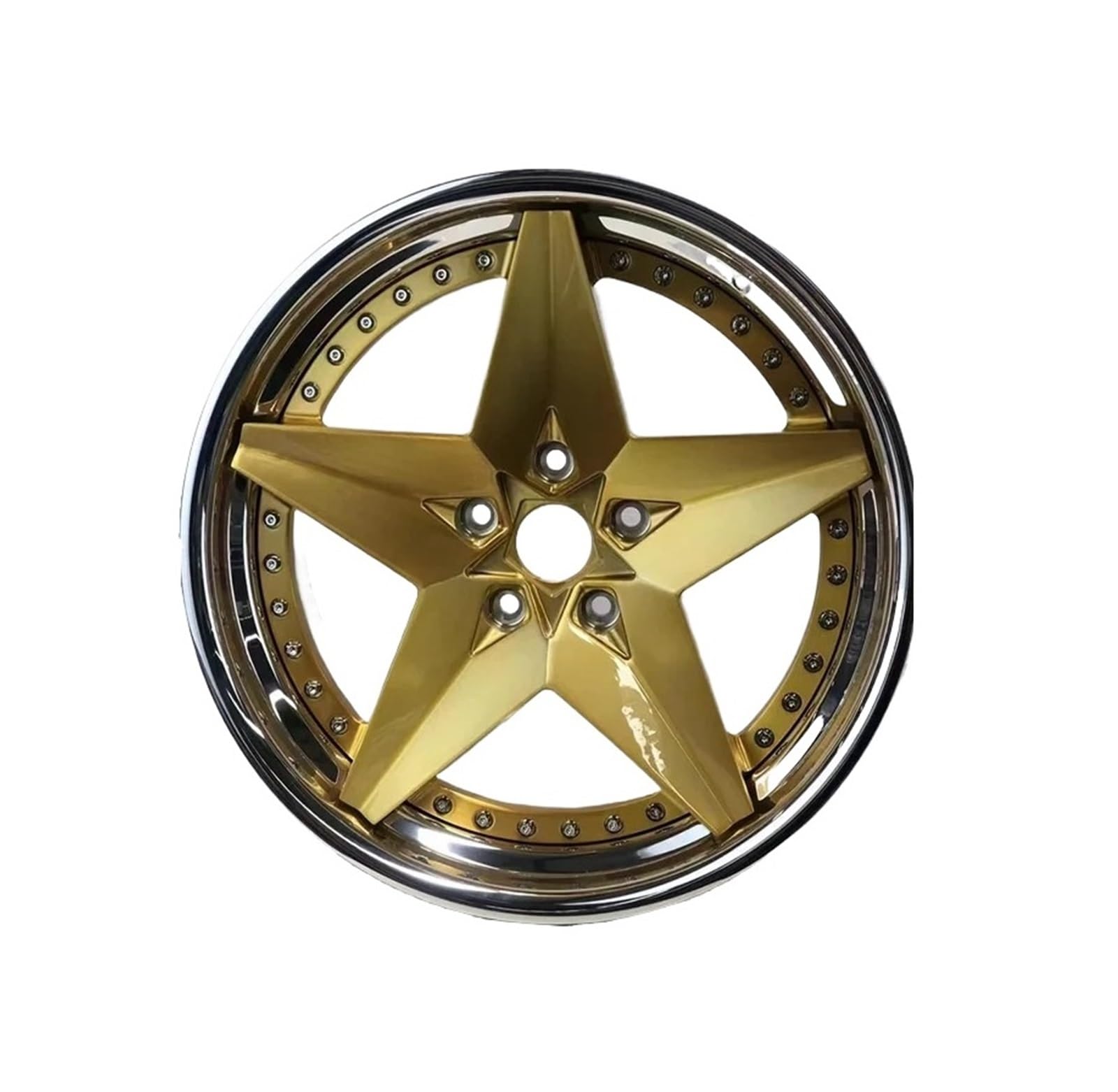 2pcs Customized 5-hole Pcd 5 * 114.3 Monoblock Forged Car Rims Alloy Wheel(STYLE4_18IN.)