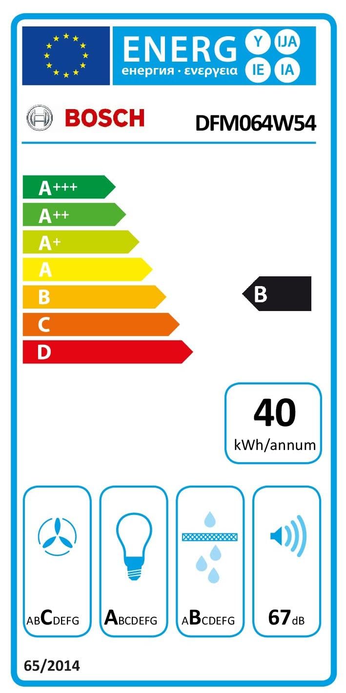 Bosch Serie 2 Flachschirmhaube 60 cm Umluft Abluft LED-Beleuchtung Metallfettfilter spülmaschinengeeignet
