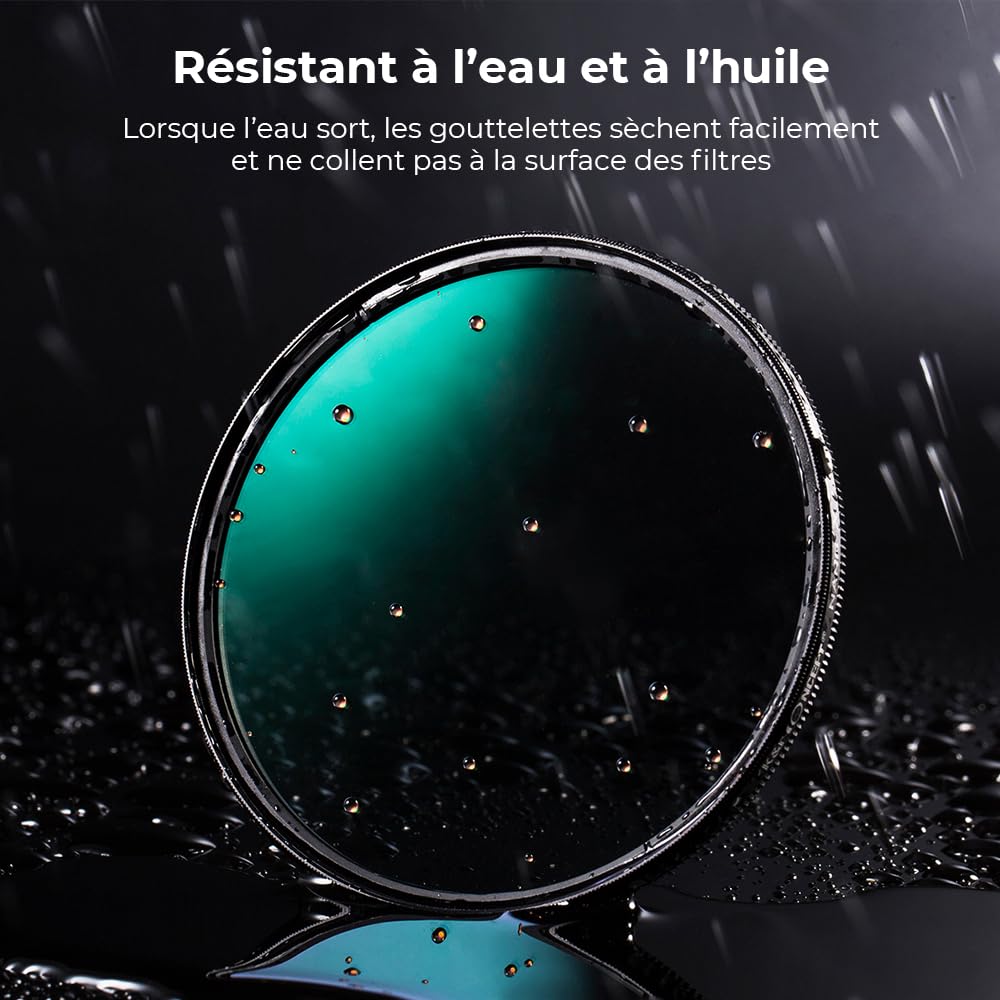 K&F Concept Filter Polarisant Filtre CPL 82 mm Nano-X MRC HD Super Mince Multicouche pour Objectif Appareil Photo Caméra Reflex Numérique