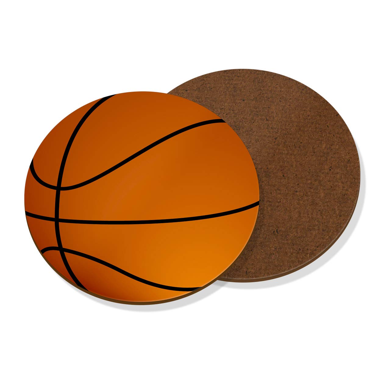 Basketball Ball Coaster Drinks Mat