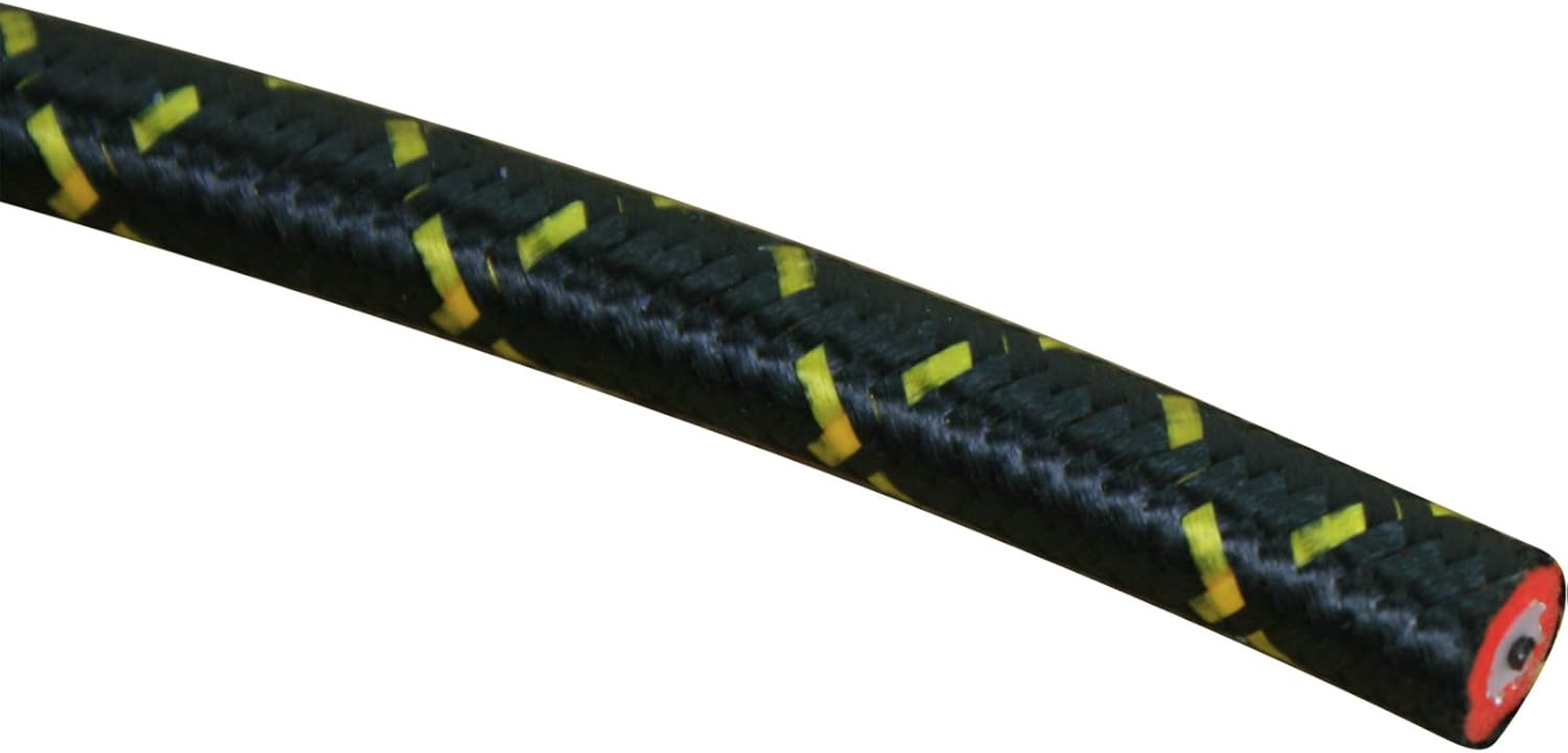 AIP Electronics Dragon FIRE Performance Direct Fit Classic Vintage Cloth Braided Spark Plug Wire Set Compatible with Ford 2N 8N 9N Front Mount Distributors OEM Fit PWJ225-BLKBR