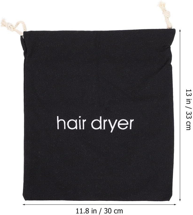 FRCOLOR Hair Dryer Drawstring Bags 12.99X11.81X0.59In Multipurpose Hair Dryer Storage Pouches Lightweight Universal Carrying Bags for Travel and Home Organization