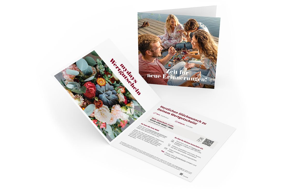 mydays Geschenk Wertgutschein Danke