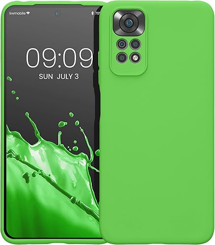 Miniatura 5 de kwmobile Funda compatible con Xiaomi Redmi Note 11  Note 11S - Funda protectora delgada de TPU con acabado mate suave - Blue Reef