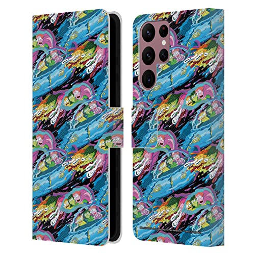 Protection Rick and Morty Samsung S22 Ultra etui portefeuille cuir