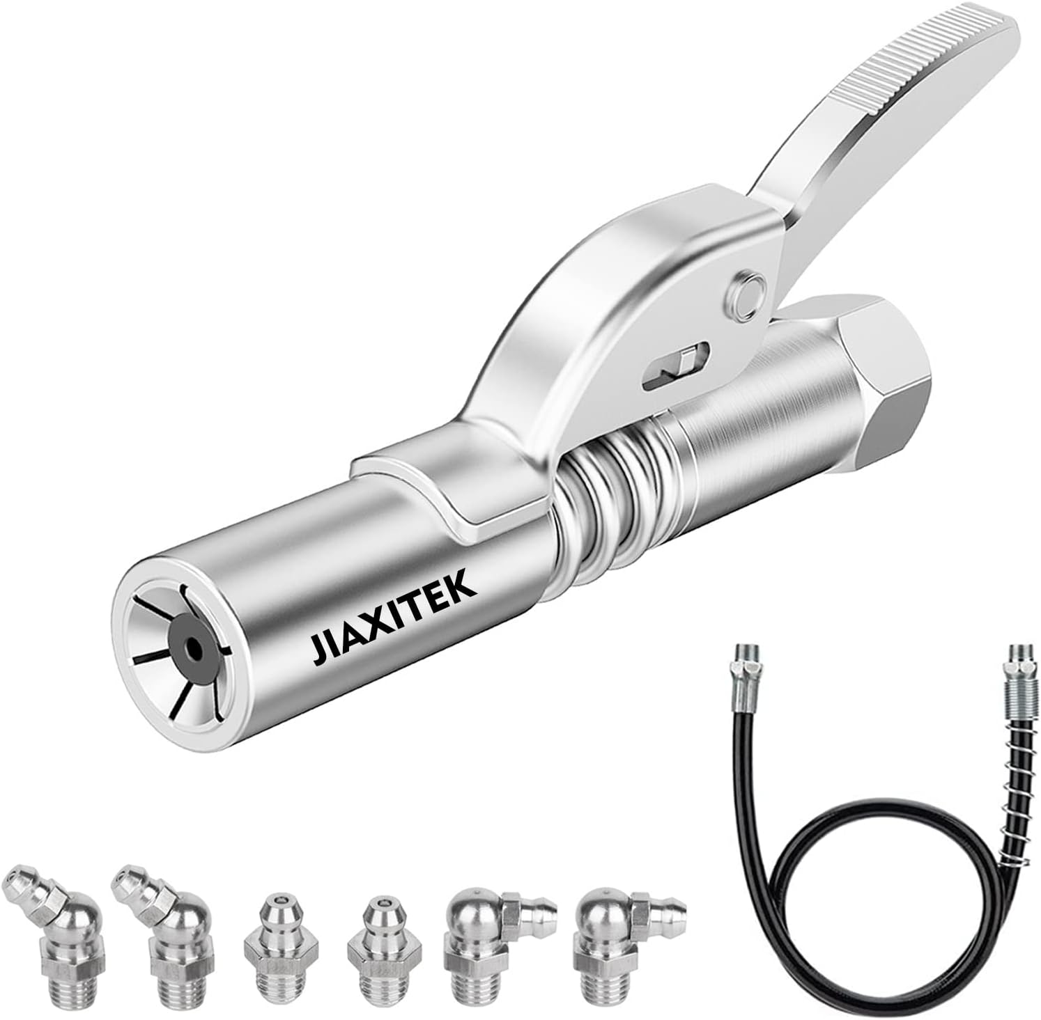 Jiaxitek Grease Gun Coupler, Quick Release Grease Coupler