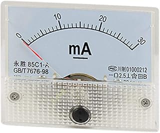 New Lon0167 DC 0-30mA Analog Current Panel Meter Amperemeter 85C1-A(DC 0-30mA Analoger StromzÃ¤hler Amperemeter 85C1-A