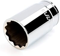 Vista 53 de TEKTON Juego de llaves de vaso de 6 puntos de 1/4 pulgadas de profundidad con riel, 11 piezas (5/32 - 9/16 pulgadas) SHD90105