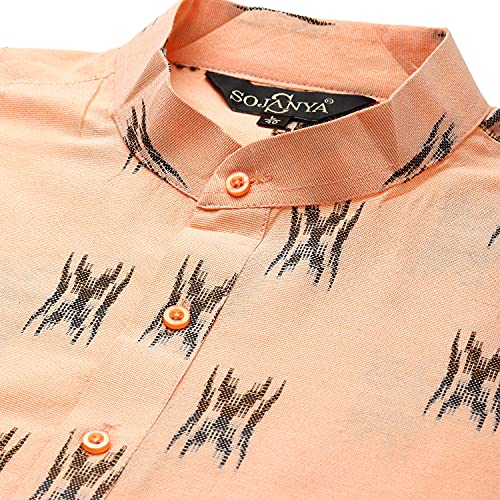 Image of SOJANYA (Since 1958 Men's Cotton Printed ONLY Kurta
