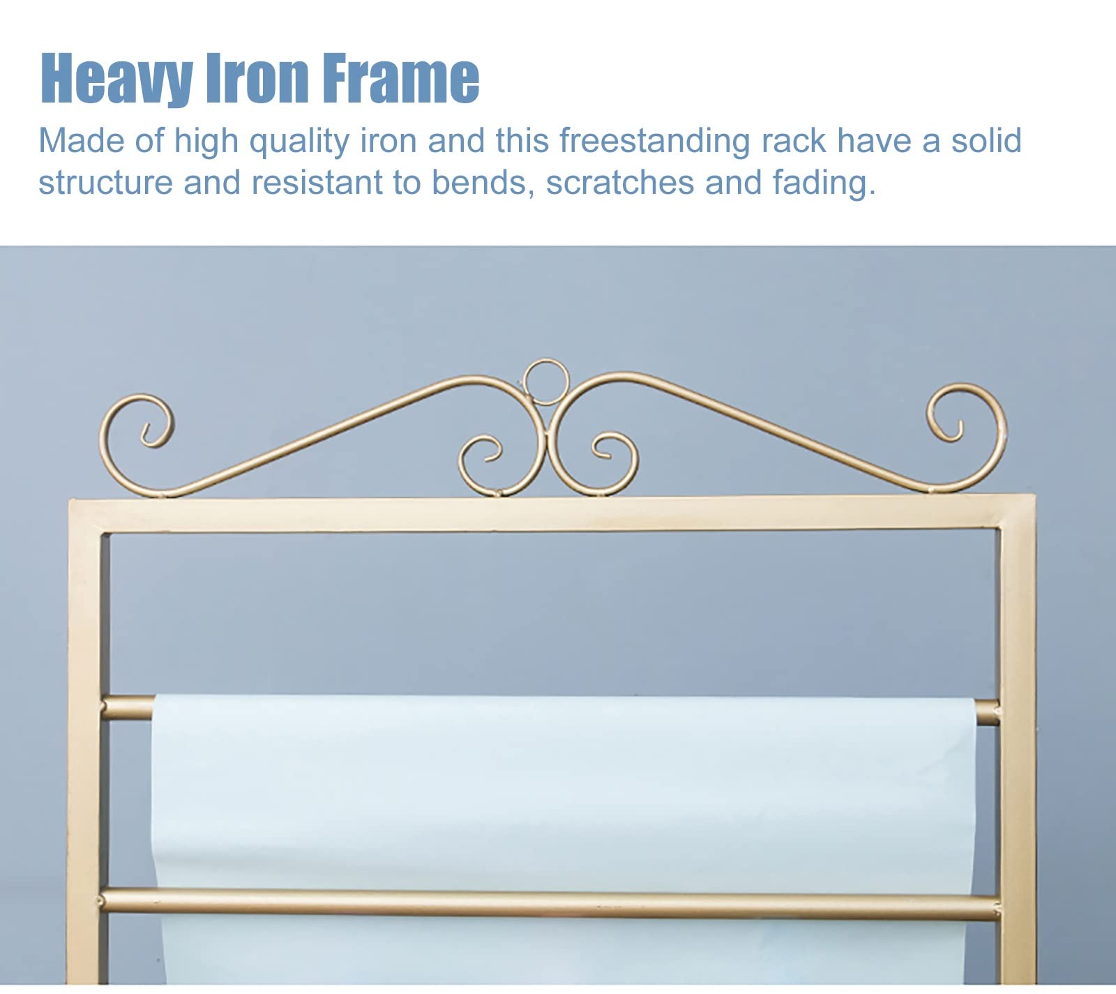 Supporto per espositore per carta da regalo/nastro per negozio di fiori per stanza dell'artigianato, scaffale per organizer per riporre sciarpe moderne da pavimento a 9 strati, ripiano