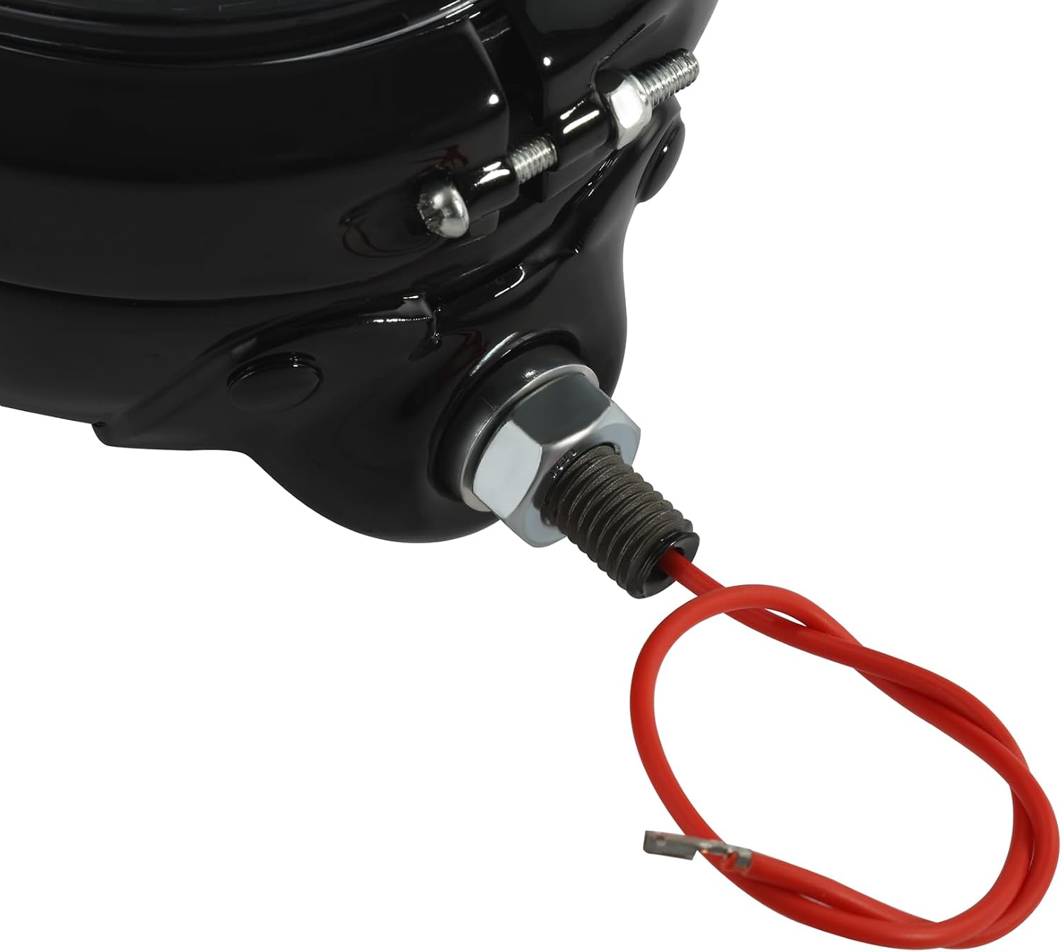 TCMT Black 4.5" LED Auxiliary Fog Passing Light W/Housing Bucket Fits For Harley Davidson
