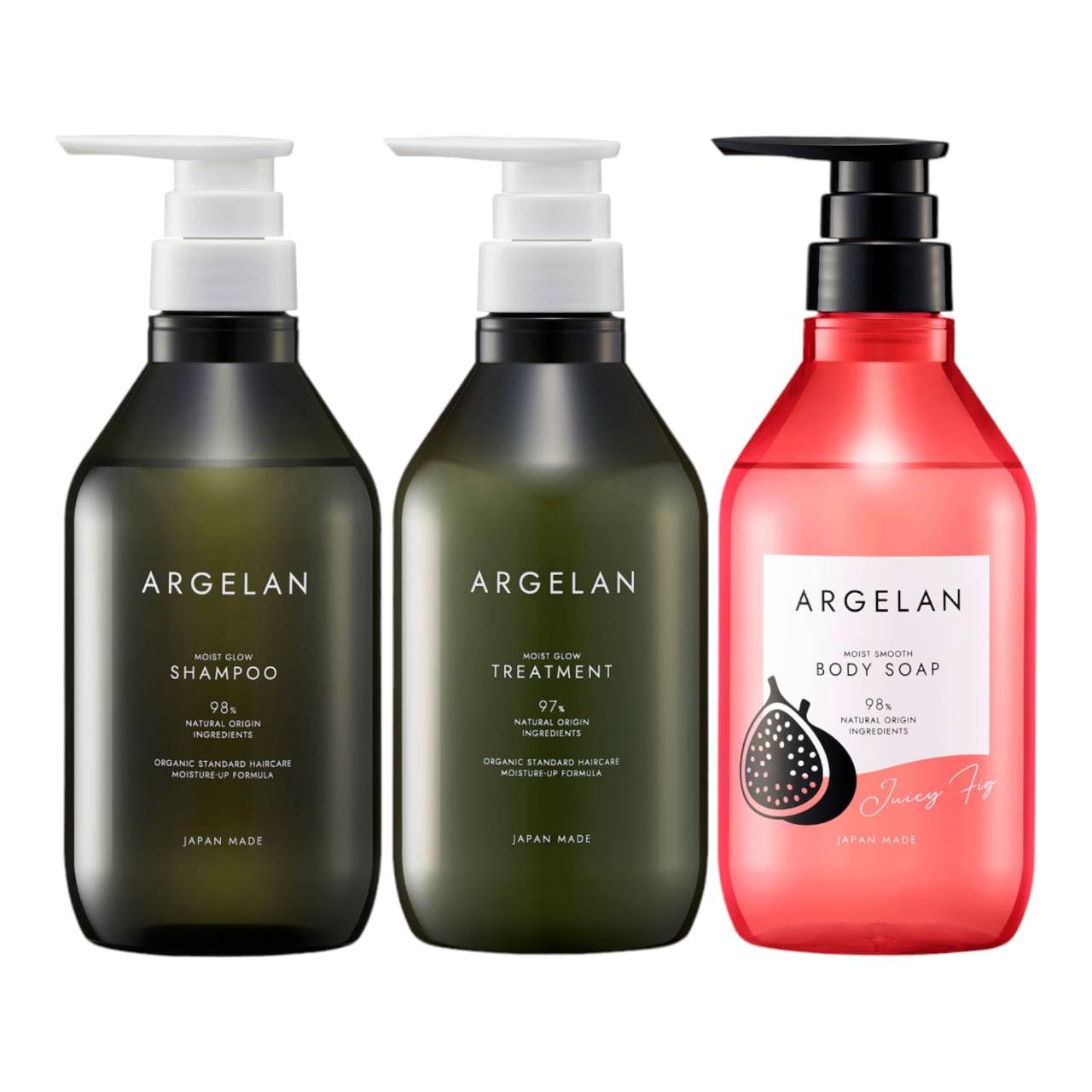 【新品】アルジェラン　モイスト　シャンプー　トリートメント　ヘアパック　オイル Amazon | アルジェラン ARGELAN モイストグローシャンプー 本体 480ml