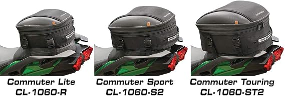 Nelson Rigg CL-1060-S2 Black Commuter Sport Motorcycle Tail Bag