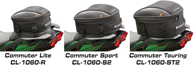 Bolso trasero para moto Nelson Rigg Commuter Sport negro miniatura 5