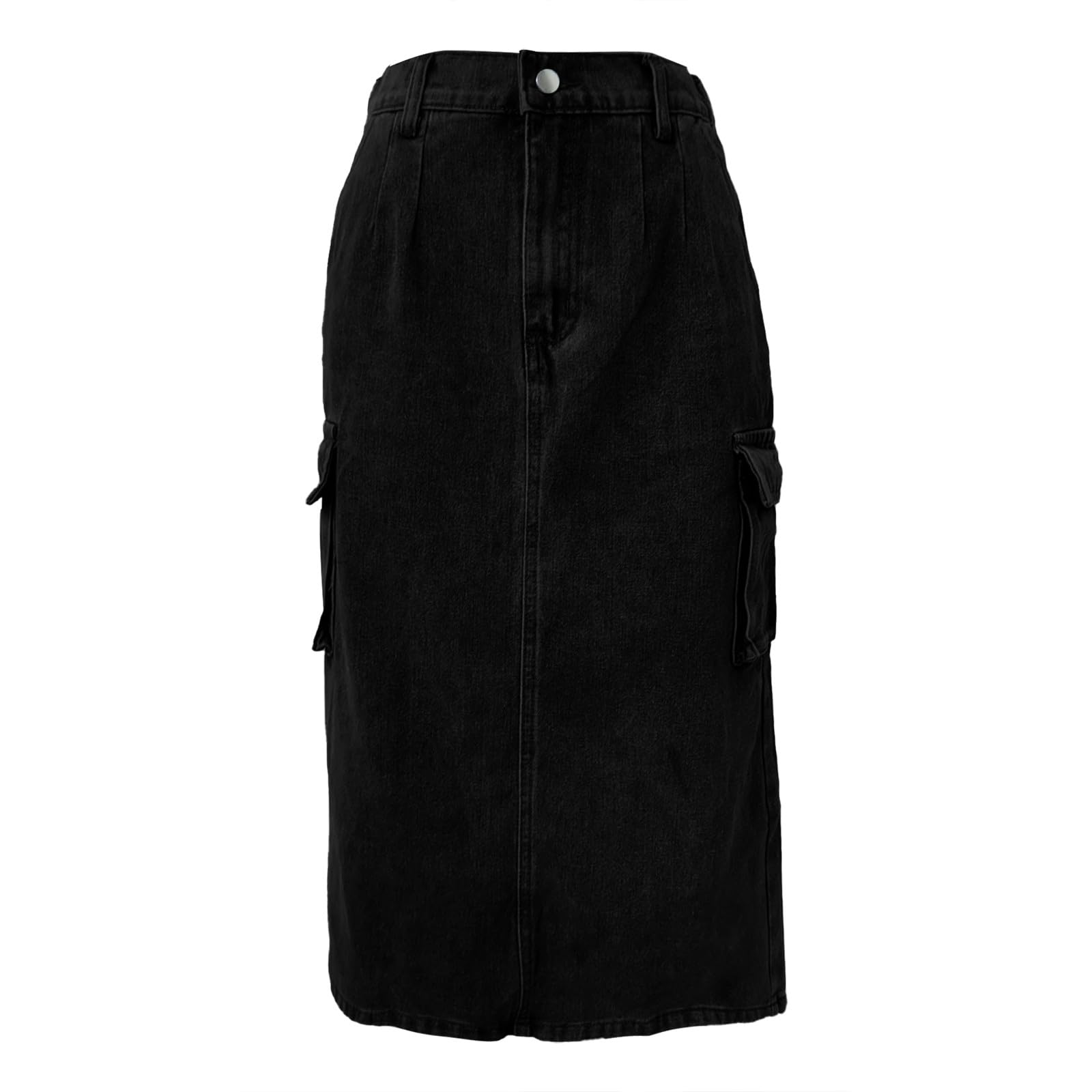 Générique Jupe Longue Femme Haute Élégante Plage Taille pour Longue Tour Vacances Plissée De Femme Décontractée Elastique Bohême Maxi avec Poches Plage en A-Ligne Jupe