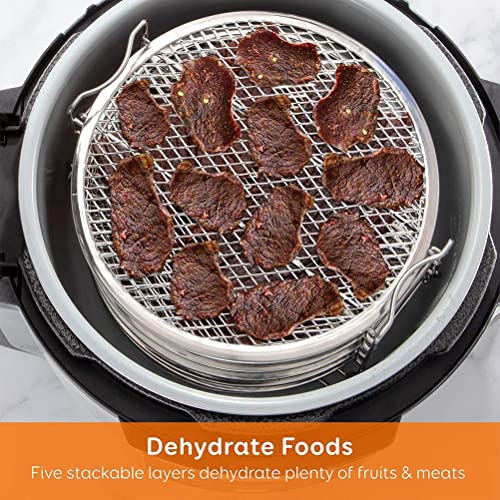 Lseqow Dehydrator Rack Dehydrator Stand,304 Stainless Steel Dehydrating Rack,Grill Stand Air Fryer Kompatibel mit Ninja Foodi Schnellkochtopf und Luftfritteuse,Einfache Einrichtung – Bild 4