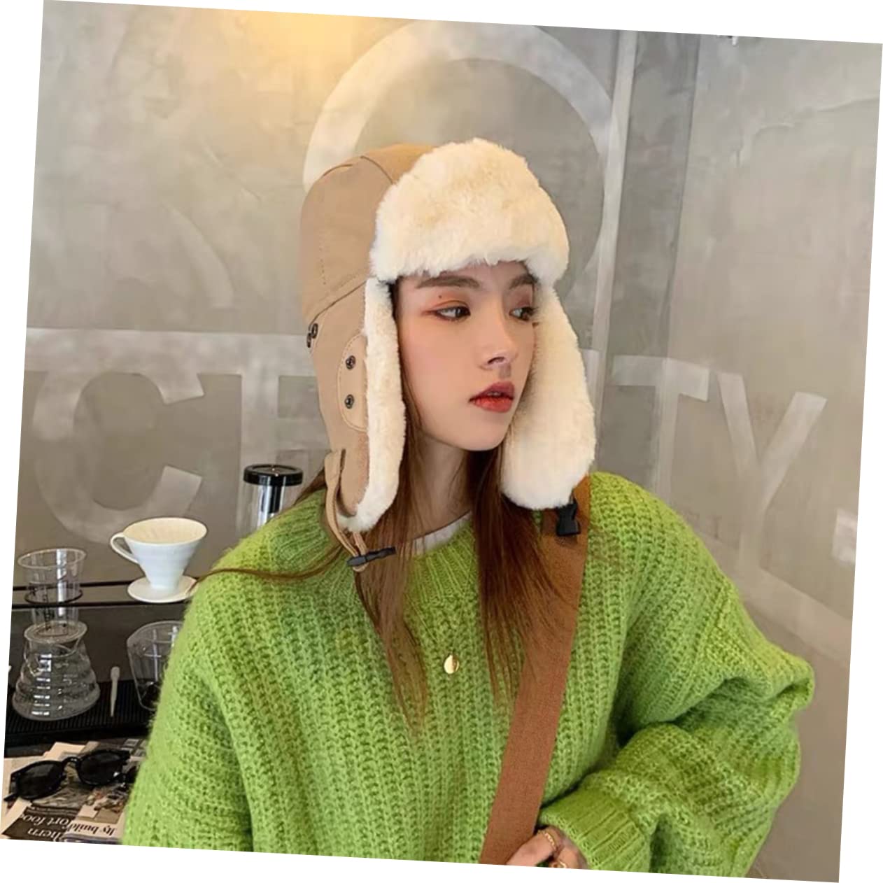 BESPORTBLE Cappello Unisex Spesso e Antivento con Orecchie e Fodera per attività e Escursioni Inverno