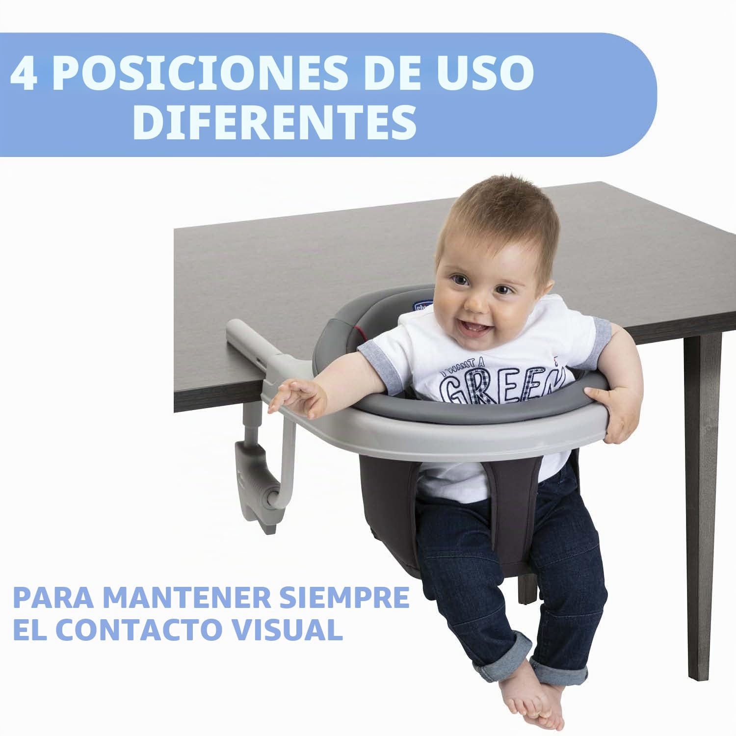 CHICCO ASIENTO DE MESA 360° STONE