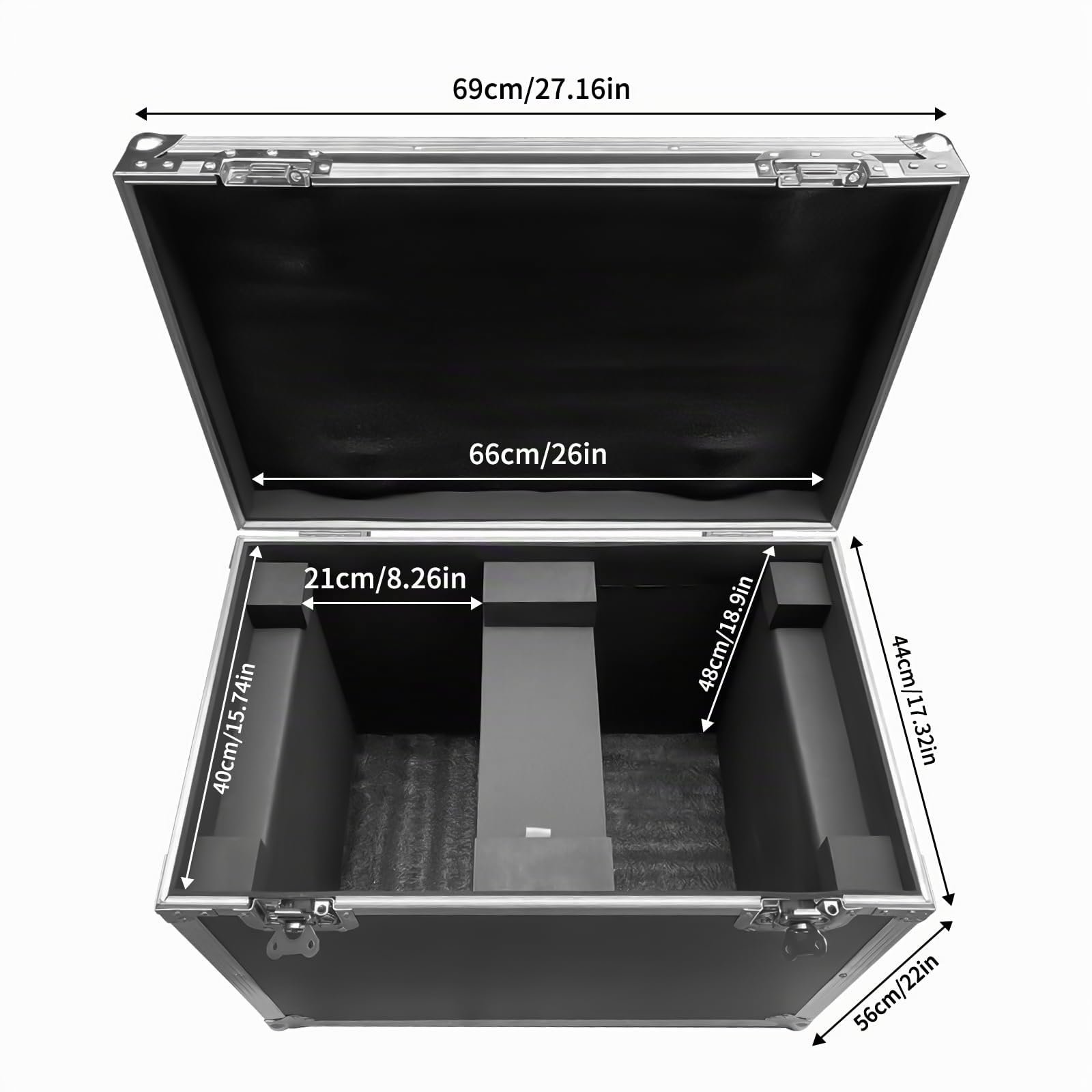 Fly Case Flightcase con Rueda Caja de Transporte para Cabeza Movil LED 230W 7R Moving head