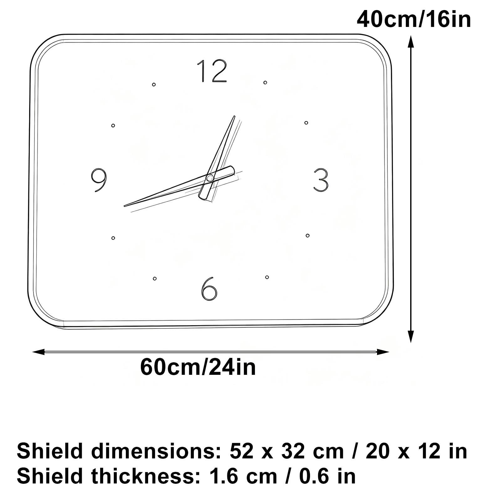Trappe de Visite et Panneau d'Accès Horloge Décorative pour Murs