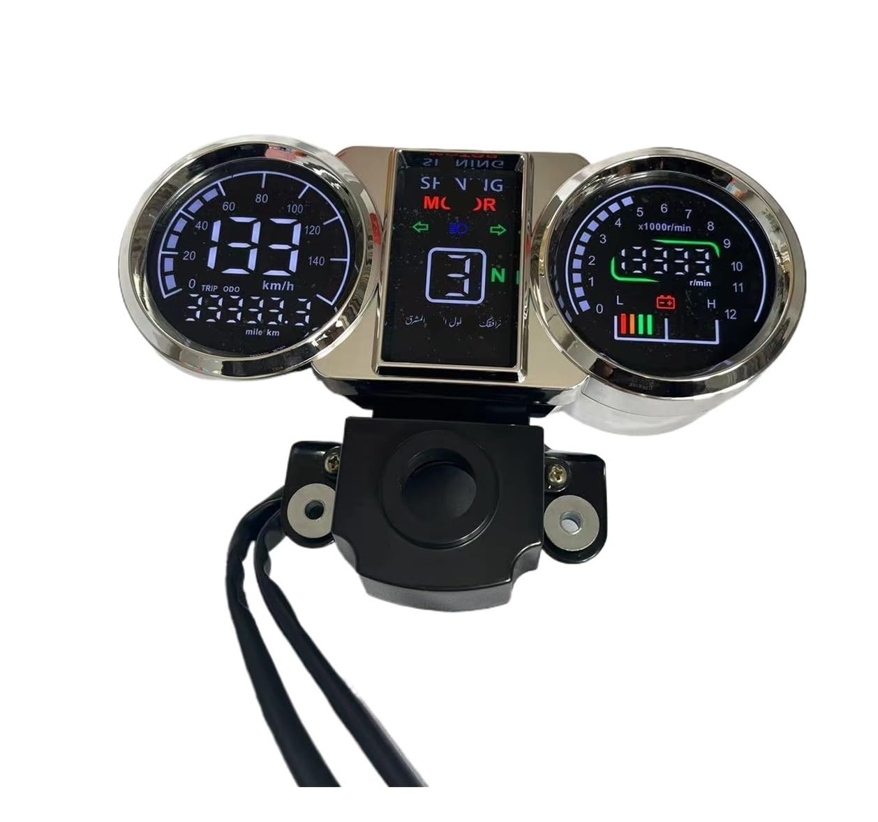 Contagiri contachilometri CM125 Tachimetro Digitale Cruscotto LED Meter Moto SpeedMeter Contagiri RPM Per CM125 Per SHINING Dalin Prince