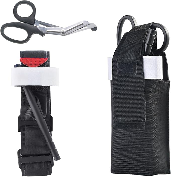 Tourniquet+Trauma Shear+Tourniquet Holder,First Aid Kit for