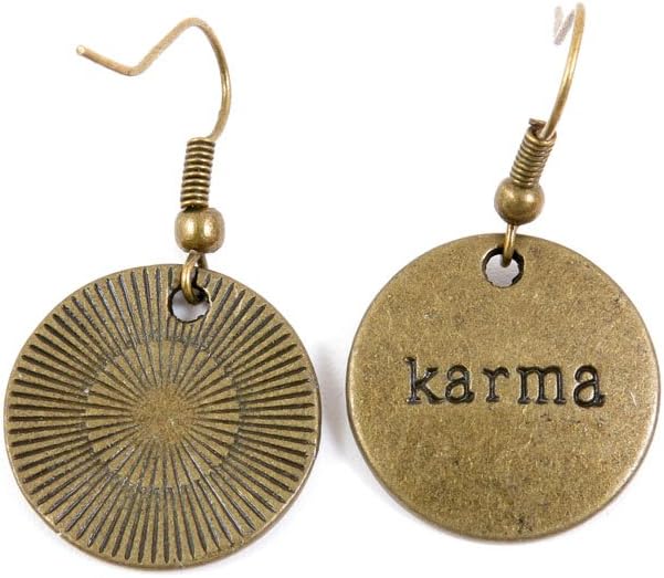 Jewelry Making Charms Supply Supplies Wholesale Fashion Earring Backs Findings Ear Hooks P0HG4 Karma Sign