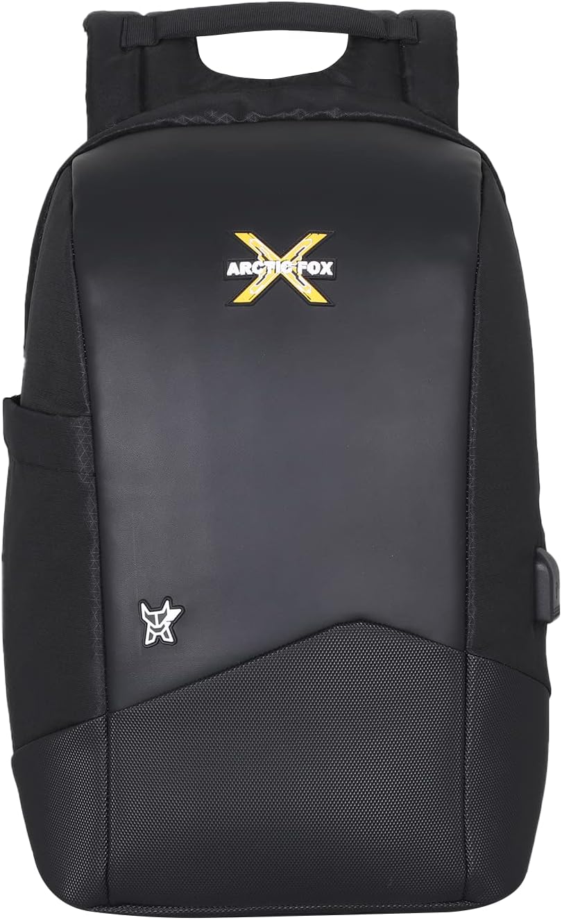 Slope Maverick Anti-Theft Backpack (Black) | 23 Ltr Capacity|Water Resistant | Multipurpose Backpack |Rain Cover| Trolley sleeve 15.6 Inches Unisex Laptop Bag with USB Charging Port