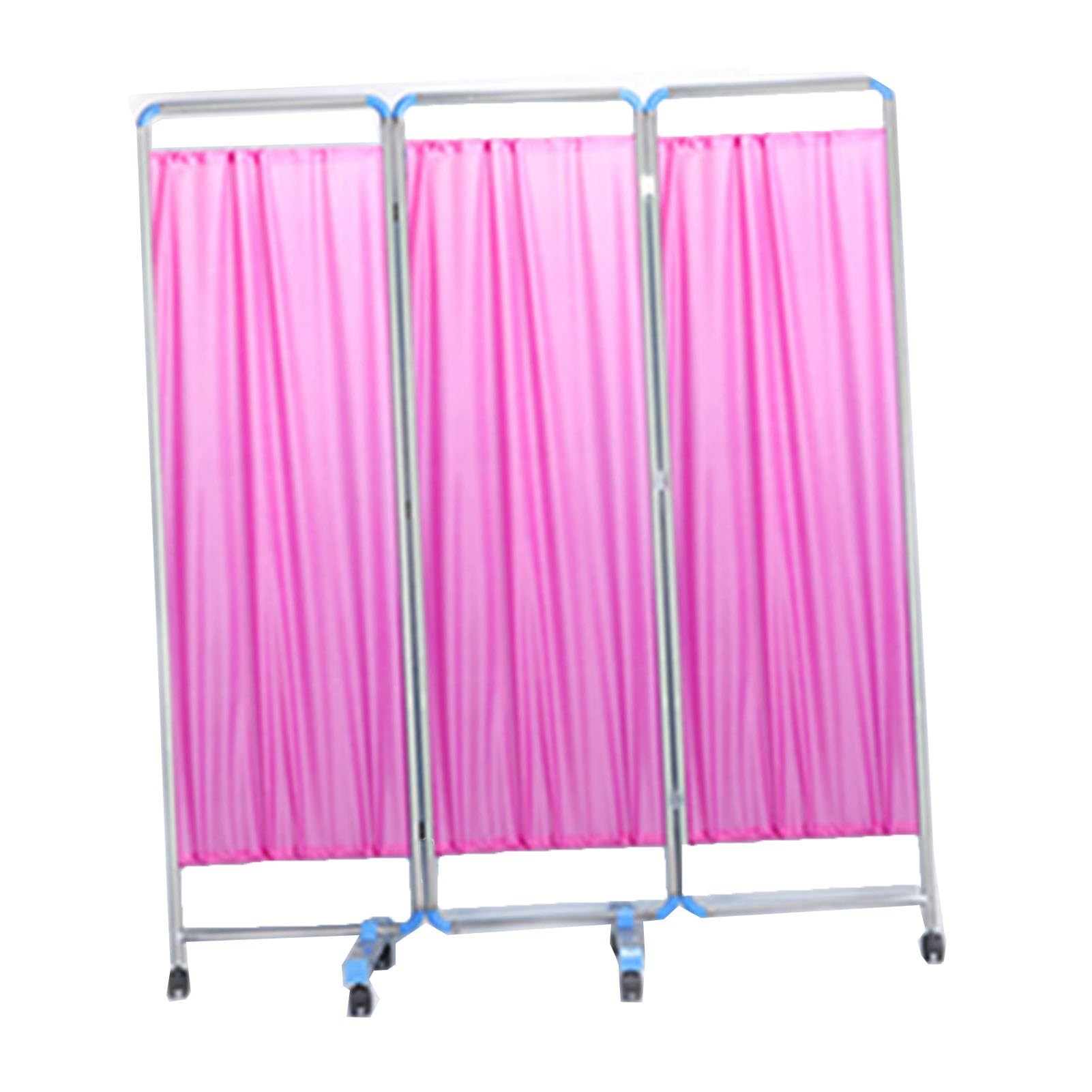 Paravent de confidentialité sur roulettes pliable 180x50 cm à 3 panneaux