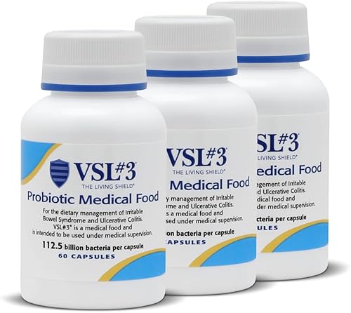 Miniatura 4 de VSL3 - Alimento médico probiótico para el manejo dietético del síndrome del intestino irritable IBS - Probiótico refrigerado de dosis alta y alta