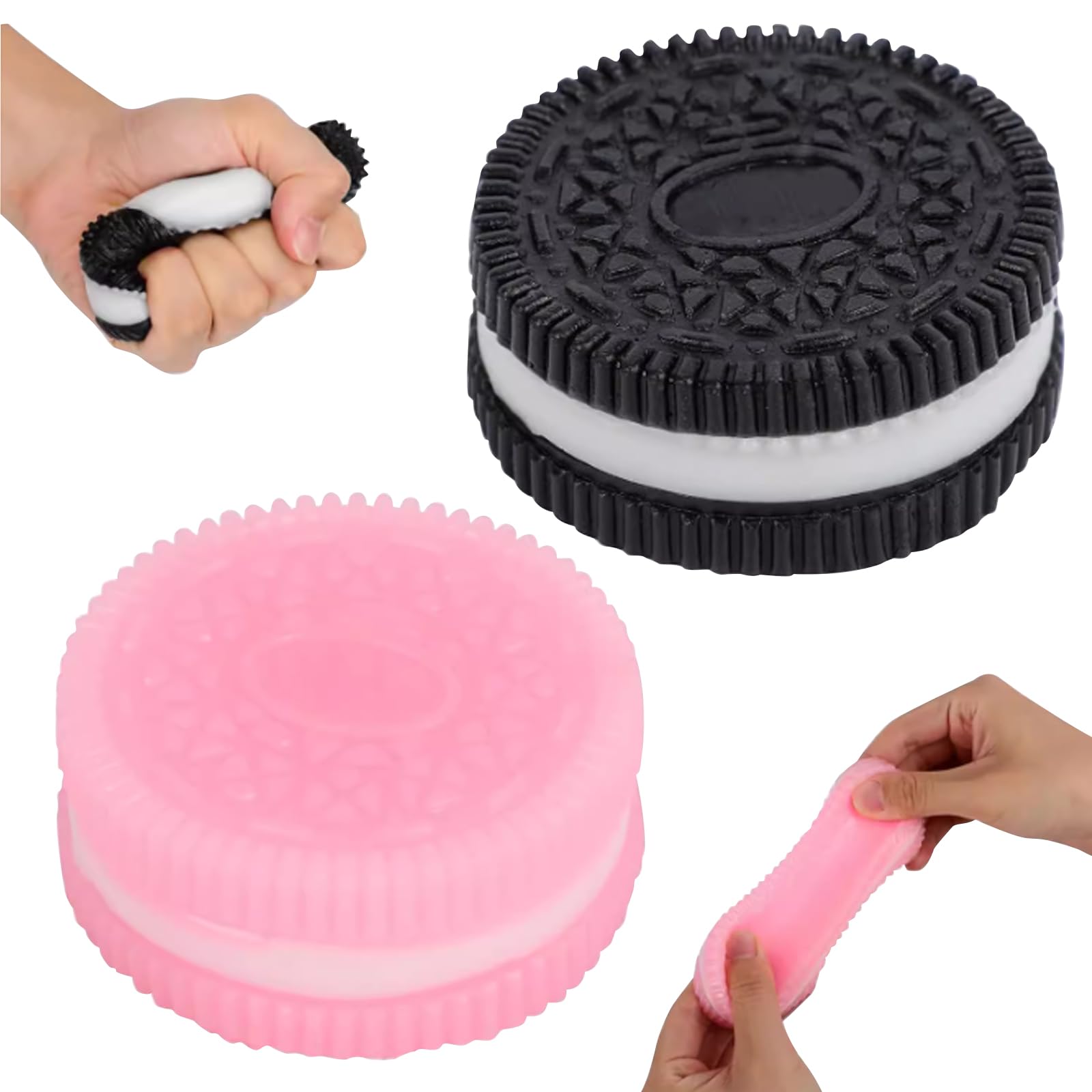 Biscotto Giocattolo antistress Divertente giocattolo da spremere Biscotto di decompressione Morbido Squish Giocattolo Rilassamento delle mani Giocattoli sensoriali
