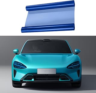 Car Light Tint Film, Vinyl Wrap for Cars, 12×48 Inches Self-Adhesive Tail Lamps Fog Lamps Vinyl Wrap, Auto Exterior Accessories Light Cover Protection Film Universal for Most Vehicles