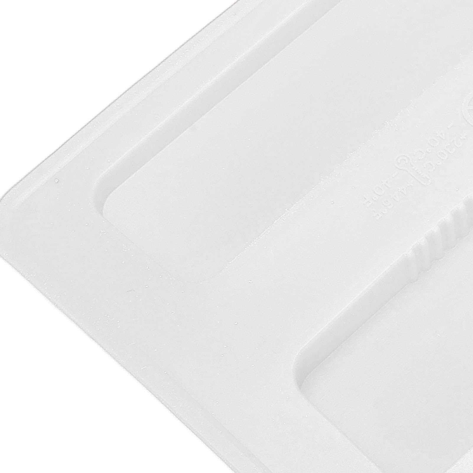 Naroote Okładka Producenta Chleba, Miękka Elastyczna Pokrywka Tostera do Kuchni (WHITE)