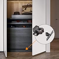 Vista 7 de 20 pestillos de acero laminado en frío (tono bronce)