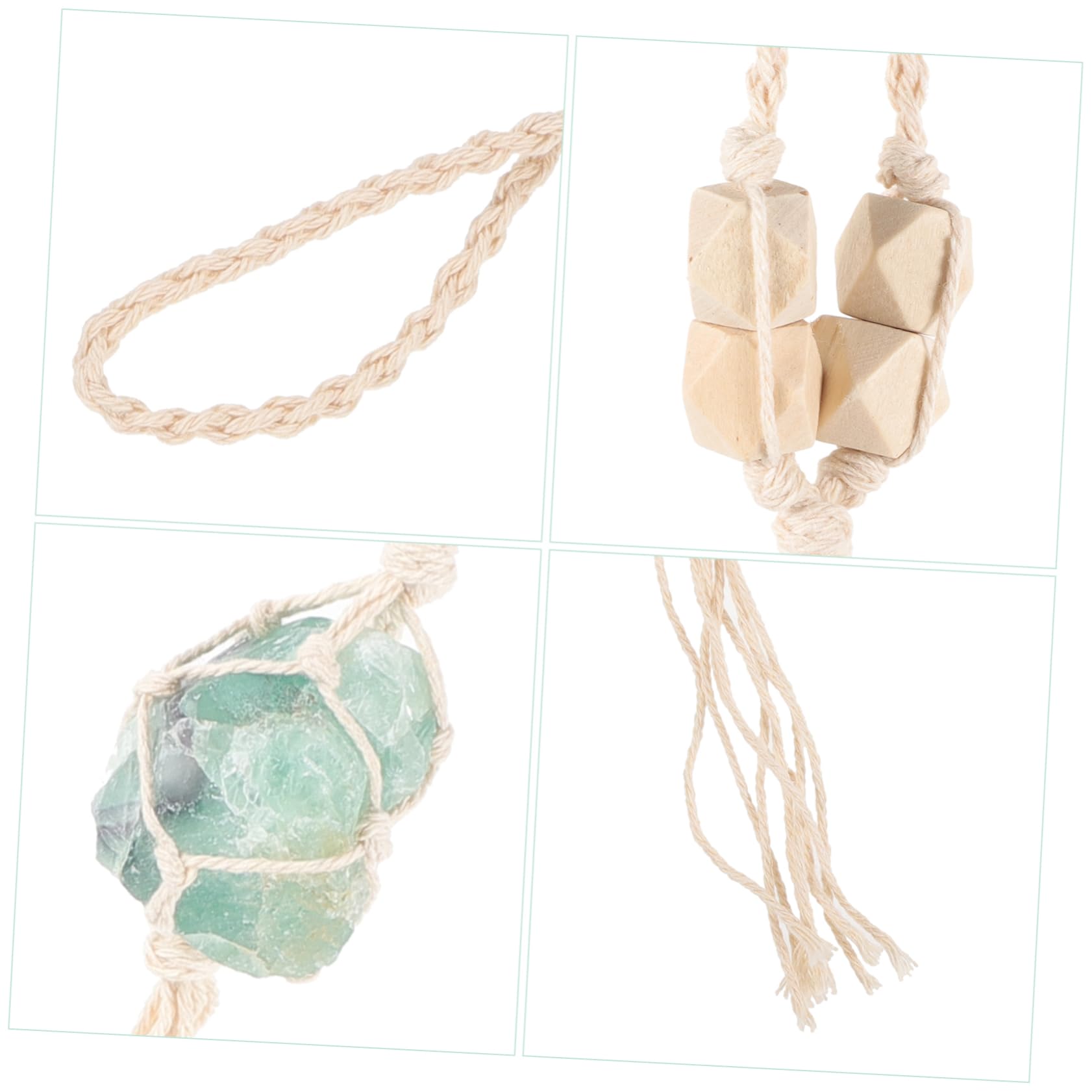 ibasenice 5 Ensembles Décorations Suspendues pour Rétroviseur De Voiture Ornements Suspendus pour Arrière De Voiture Décoration De Voiture Ornement Suspendu en Pierre 2 pièces * 5