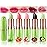 BINGBRUSH Peach Color Changing Lipstick,Moisturizer Long Lasting Lip Care Lip Balm Magic Lip Gloss Lip Tint Stain Gloss Set for Women(5 Pcs-01Aloe+02Strawberry+09Peach+04Red Cherry+10Avocado)