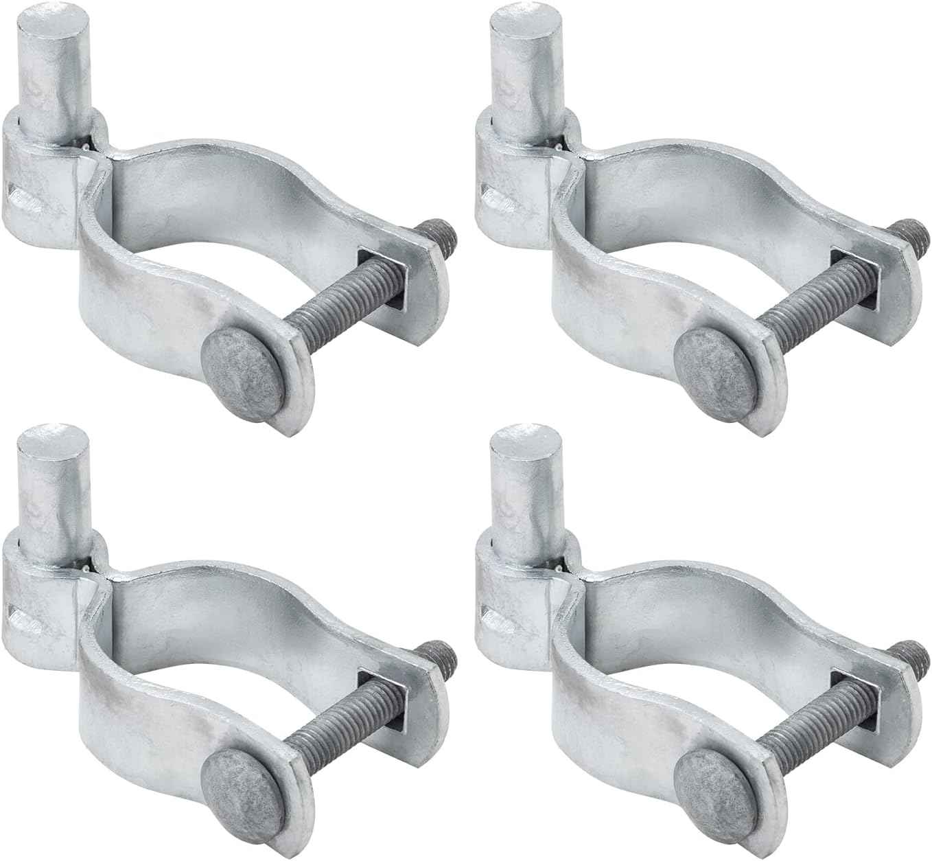 Bisagra de puerta de enlace de cadena de 1-78 pulgadas, bisagra de puerta de tubo VIVIDA para valla de eslabones de cadena, bisagra de puerta