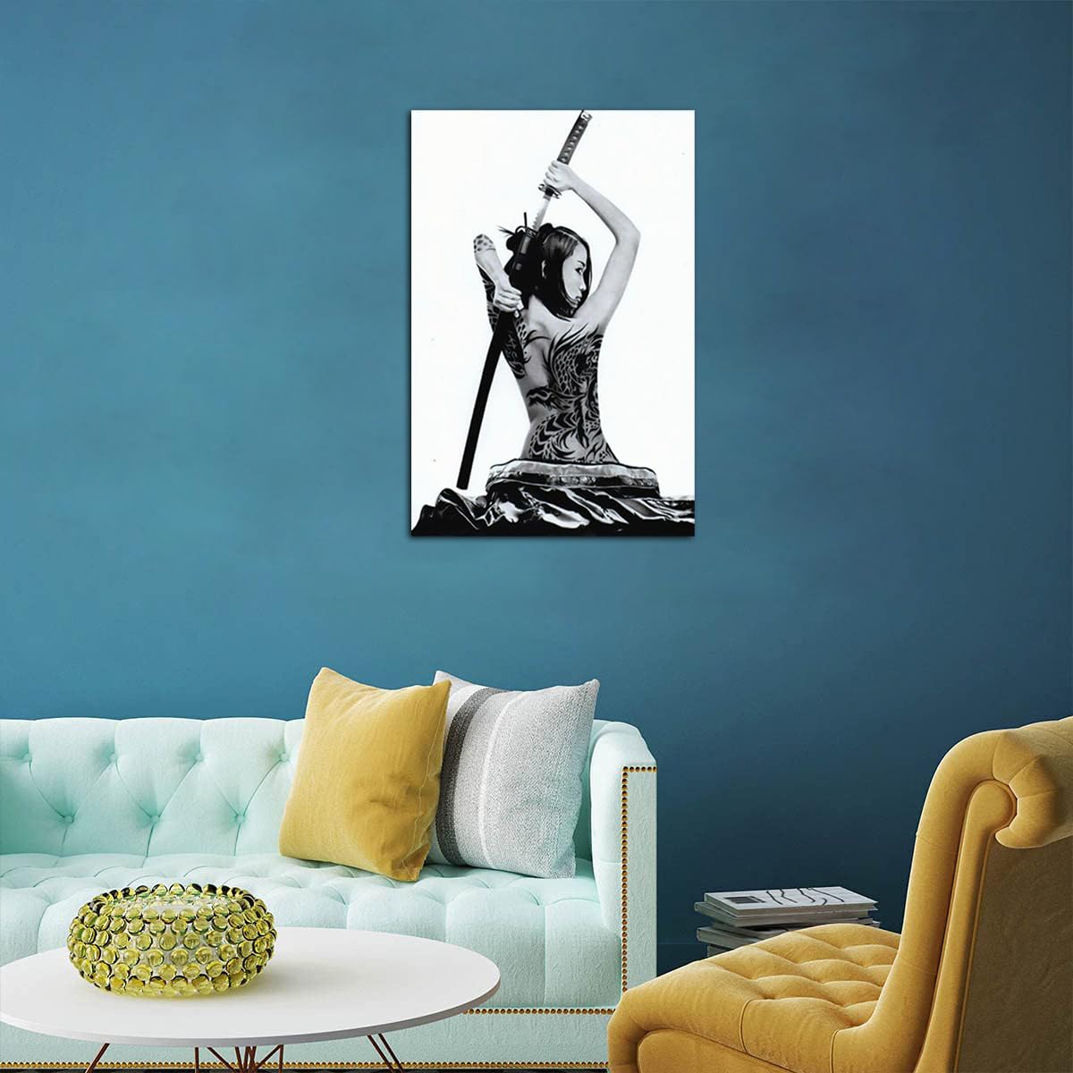 Gitarren-Leinwandbild – Rock&Roll Wanddekoration, Gerahmt 30,5 X ... Cm, Für Wohnzimmer, Schlafzimmer, Küche