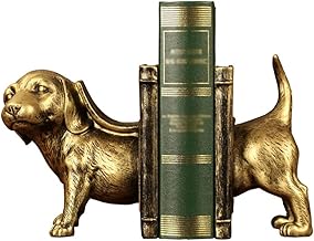 Suporte para Livros Porta Livros Suportes decorativos para livros em resina Suportes para livros vintage resistentes Suporte para armazenamento para prateleiras, suporte para livros para escritório em