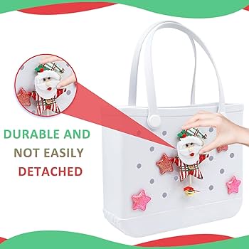 Amazon.com: Charm for Bogg Bag, Cute Santa Claus and Glitter Amazon.com: Charm for Bogg Bag, Cute Santa Claus and Glitter