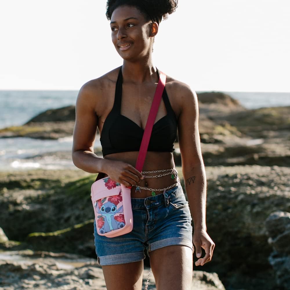 Disney Bag, Crossbody, Lilo, Stitch Sweet Smiling Pose, Vegan Leather - Image 3