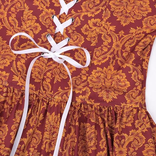 Vêtement médiéval de qualité en lin et robe victorienne - 4