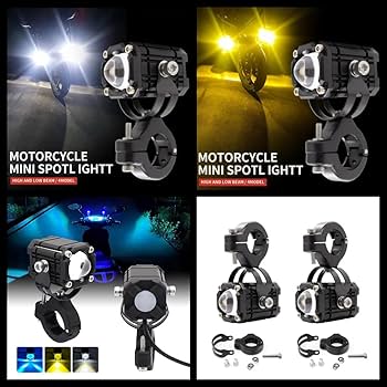 Amazon | スーパーブライト バイク LED フォグランプ 車