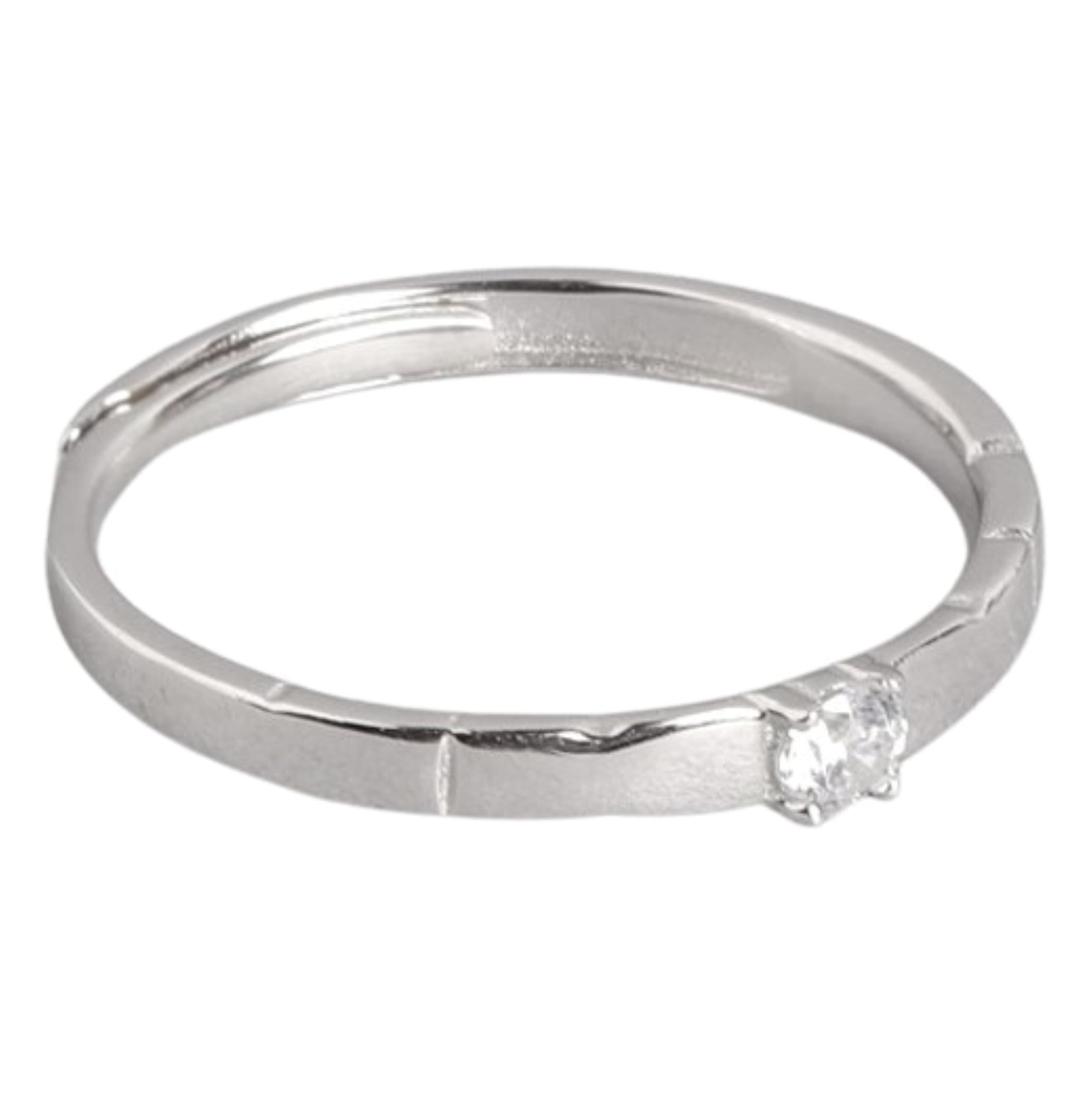 ZAVYA 925 Sterling Silver Designer Cubic Zirconia CZ Studded Rhodium Plated Adjustable Ring | Gift for Women & Girls | With Certificate of Authenticity & 925 Hallmark (B0BJ2XQ5HT) Amazon Price History, Amazon Price Tracker