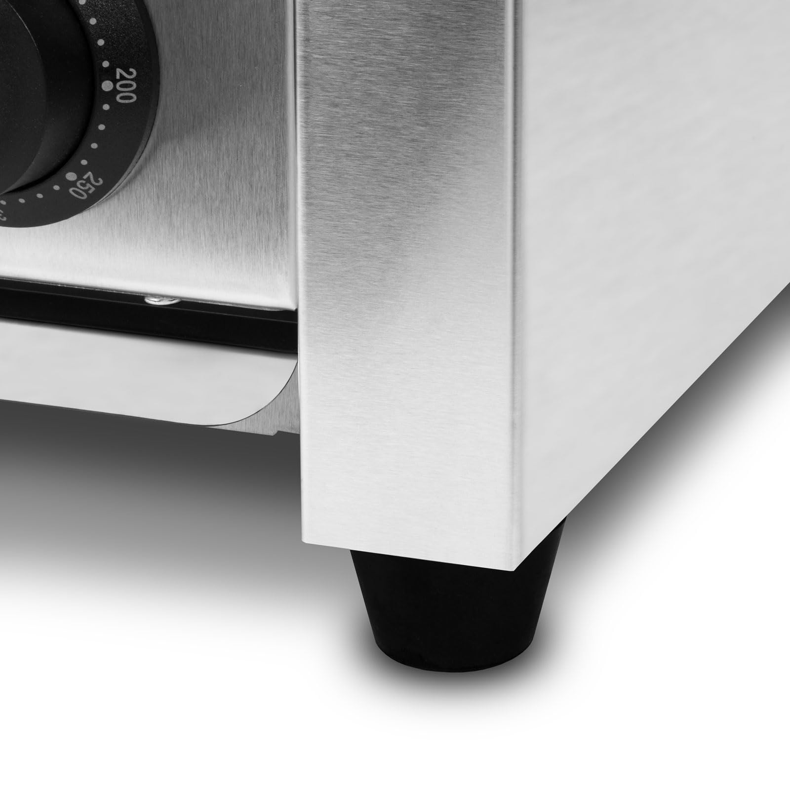VERTES Crepes Maker Doppelt Crepesmaker Elektrisch aus Edelstahl mit 2x 40cm Platte 2x 3000W, Antihaftbeschichtung, Temperatur Stufenlos Regulierbar von 50-300°C, Gastro Profi, Inkl. Holzverteiler