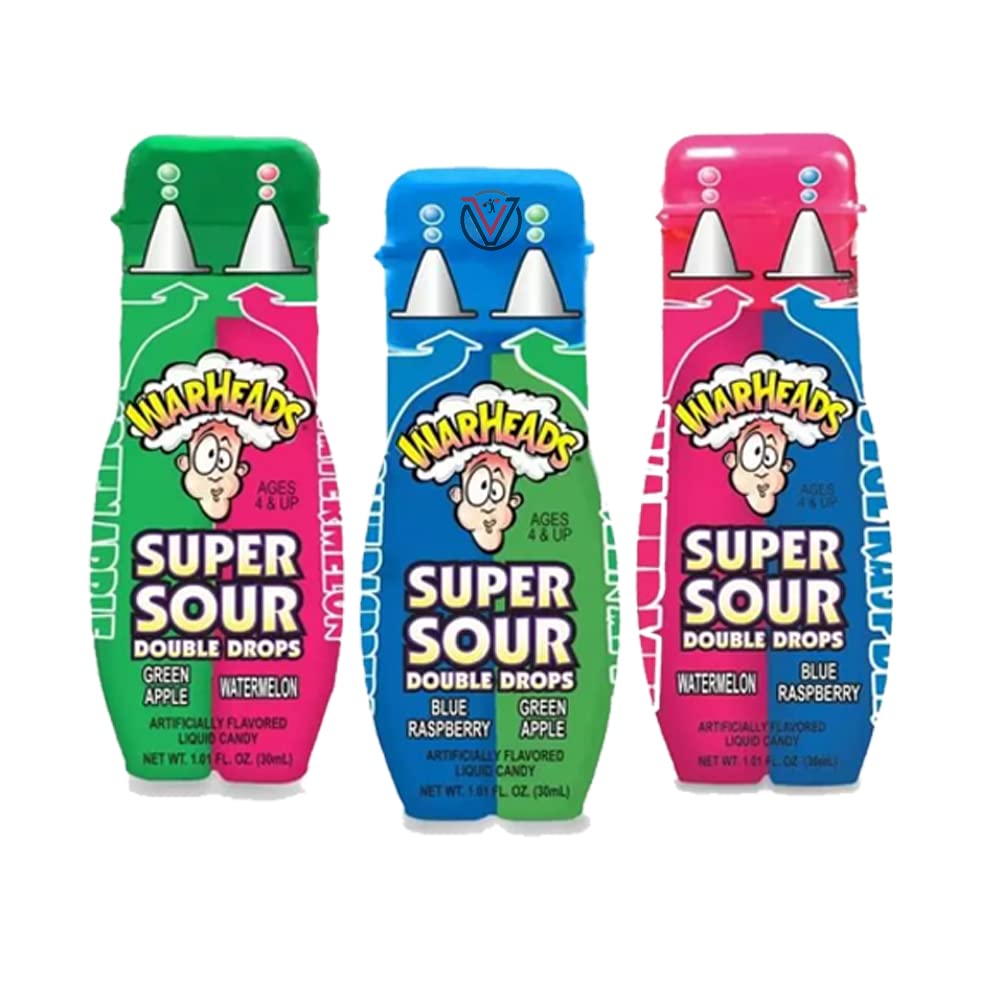 Super Sour Double Drops 30g (03 Packs)