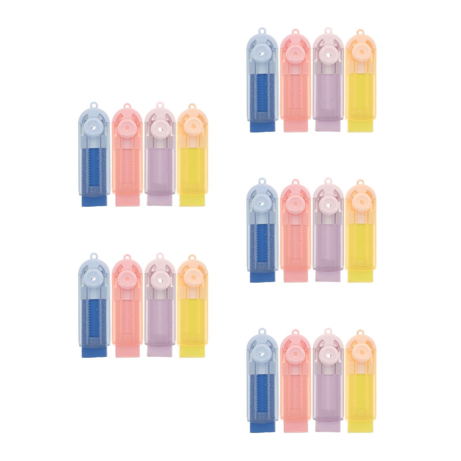 HOMSFOU 5 Ensembles Pousser Et Tirer La Gomme École Gomme Sèche s À Crayons Rétractable Gâchis Sans Trace Petites s Papeterie Gamme 4 Pièces * 5