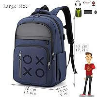 Vista 4 de Mochila de consola de juegos para PS5 mochila de viaje para controladores y accesorios de juegos, Azul, Juego