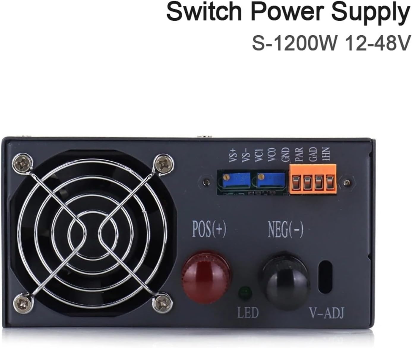 Hign Power Switch Power Supply 1200W Original MW Output 12V100A 24V50A 36V33A 48V25A Output Voltage Adjustable(24V 50A)
