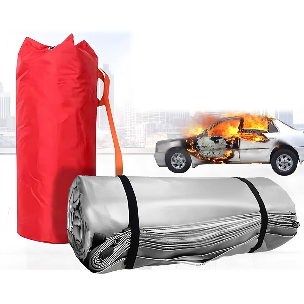Couverture anti-feu pour voiture électrique et camion en fibre de verre